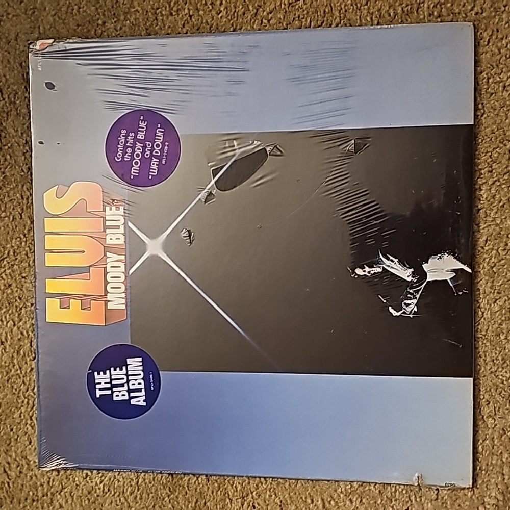 Elvis “Moody Blue” LP Blue Vinyl